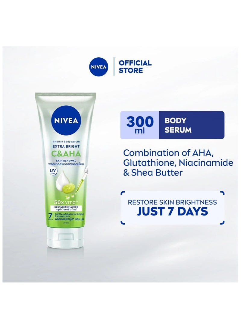 نيفيا سيروم الجسم بفيتامين C&AHA من نيفيا إكسترا برايت، 300 مل | لوشن للجسم - Image 2