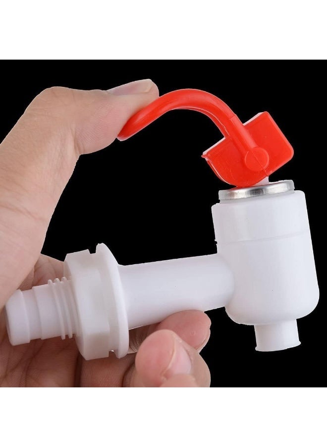 Royal Apex 2 Pcs Sets Water Cooler Faucet, Plastic Water Dispenser Tap, Water Bottle Jug Spigot Spout Valve Replacement Parts, Hot And Cold Internal Thread (Red Tap Only) - Image 4