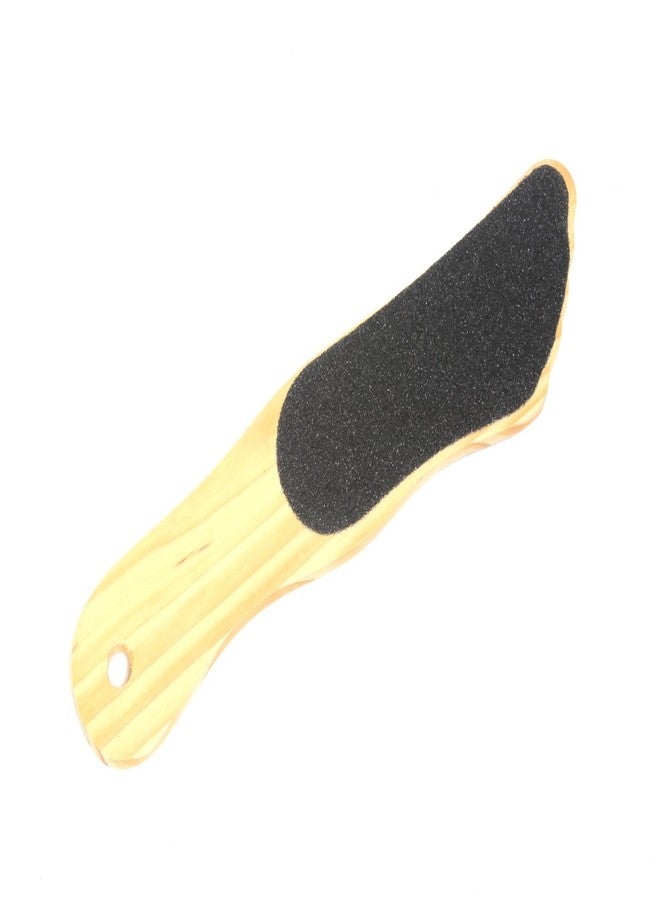 Ritzkart Wooden Double Sided Foot File Dead Skin Callus Remover Pedicure Tool - Image 1