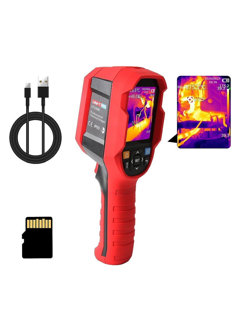 UNI-T - UNI-T UTi260B Thermal Camera Imager, High-Resolution Infrared Thermal Imaging Device for Electrical Inspections, HVAC Diagnostics, and Building Maintenance - Image 1