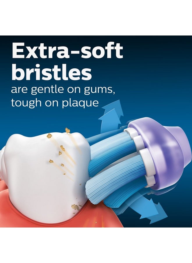 فيليبس سونيكير رؤوس فرشاة أسنان بديلة أصلية G3 Premium Gum Care من Philips Sonicare، رأسان فرشاة، أسود، HX9052/95  - Image 4