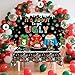 Lecheme Ugly Sweater Party Decorations193 Pcs Its About to Get Ugly Christmas Banner Plates Napkins Tablecloth Balloons Christmas Sweater Friendsmas Party Decor Supplies Serve 24 - Image 4