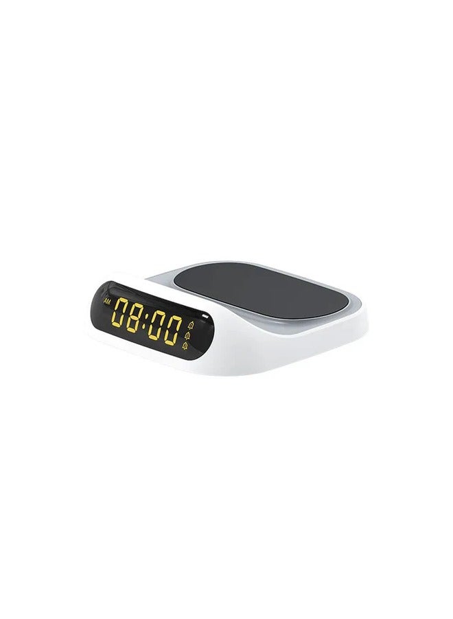 Recci Clock Wireless Charging RCW-22: 15W Fast Wireless Charger & Digital Clock with Alarm - Image 1