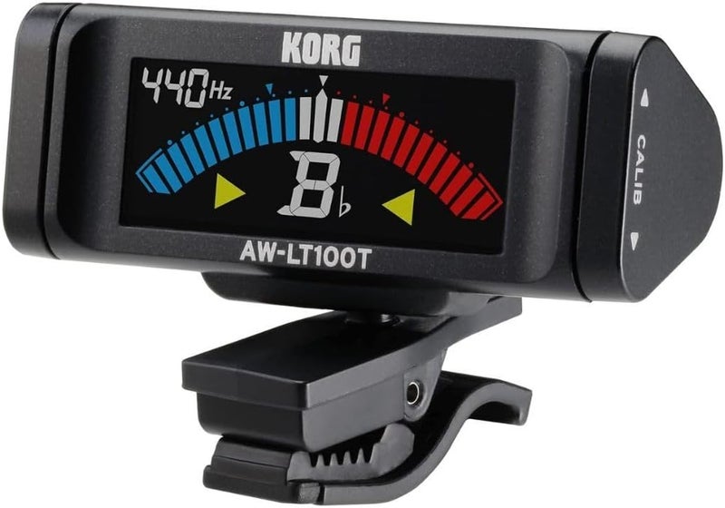 Korg - AW-LT100T Trumpet/Trombone Clip-on Tuner - Black - Image 1