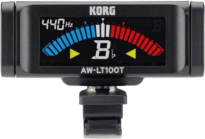Korg - AW-LT100T Trumpet/Trombone Clip-on Tuner - Black - Image 2