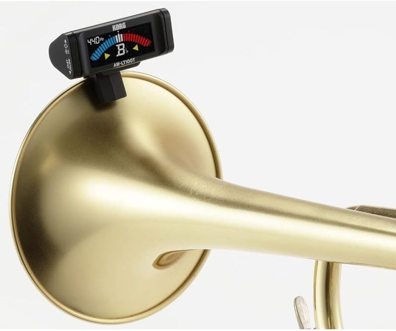 Korg - AW-LT100T Trumpet/Trombone Clip-on Tuner - Black - Image 5