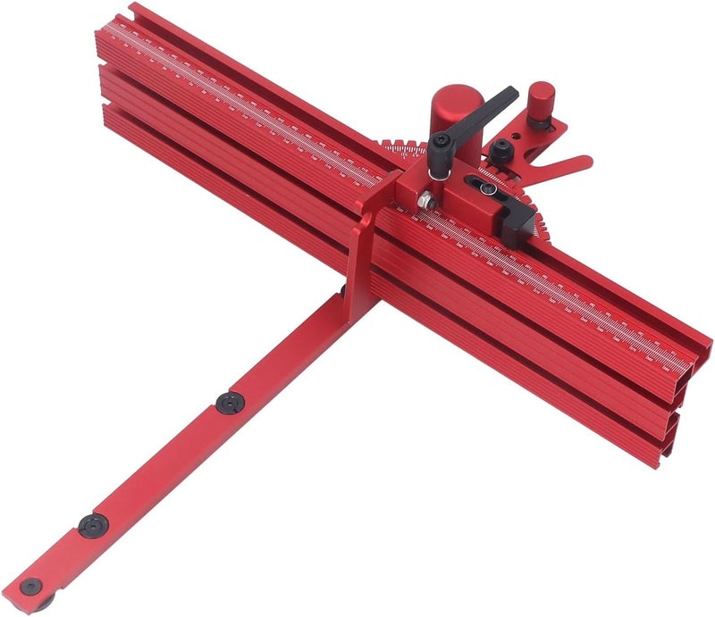Table Saw Miter Gauge Fence System Precision Engraving Machine Accessories 30mm or 45mm T-Track Woodworking and DIY Enthusiasts Flexible Locking Mechanism - Image 5