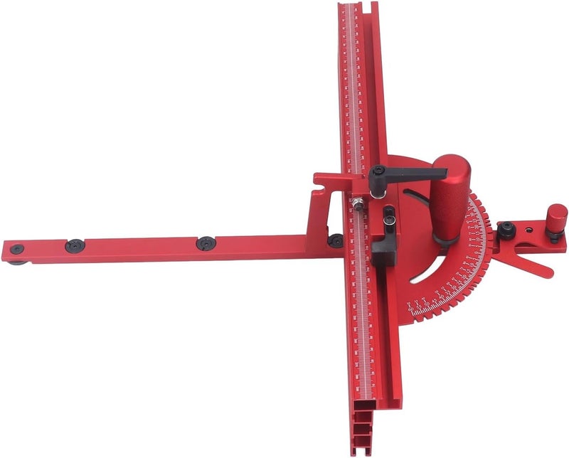 Table Saw Miter Gauge Fence System Precision Engraving Machine Accessories 30mm or 45mm T-Track Woodworking and DIY Enthusiasts Flexible Locking Mechanism - Image 4