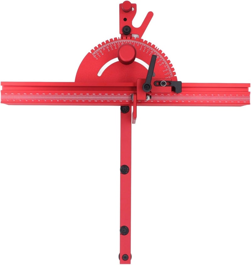 Table Saw Miter Gauge Fence System Precision Engraving Machine Accessories 30mm or 45mm T-Track Woodworking and DIY Enthusiasts Flexible Locking Mechanism - Image 1