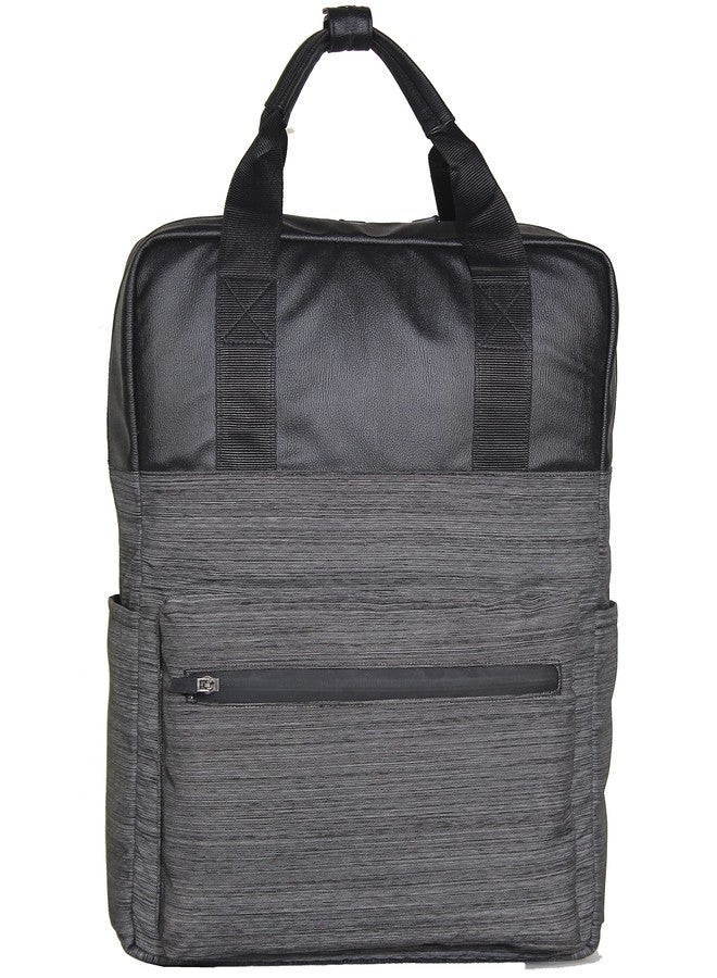 SYUTM Ayata Tote Bag Backpack Laptop Office/School/Travel/Business Backpack Water Resistant - Fits 15.6 Inch Laptop Notebook (Melange Grey) - Image 3