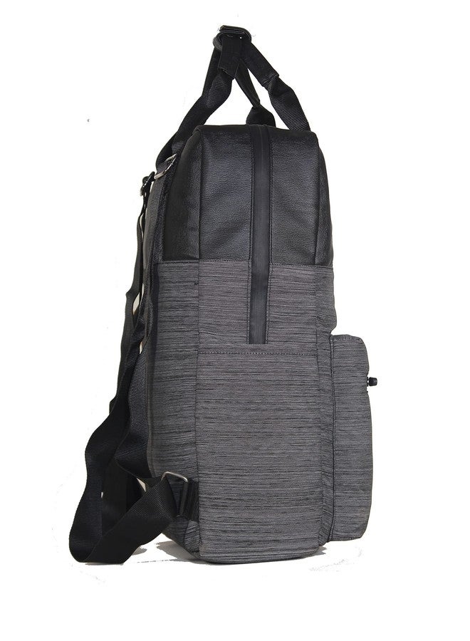 SYUTM Ayata Tote Bag Backpack Laptop Office/School/Travel/Business Backpack Water Resistant - Fits 15.6 Inch Laptop Notebook (Melange Grey) - Image 5