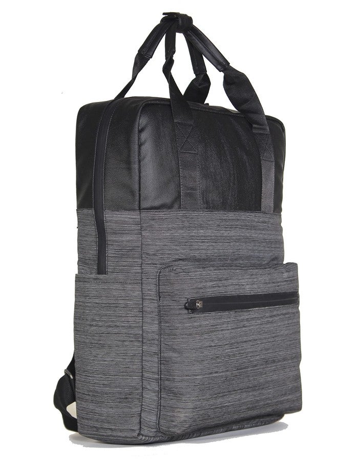 SYUTM Ayata Tote Bag Backpack Laptop Office/School/Travel/Business Backpack Water Resistant - Fits 15.6 Inch Laptop Notebook (Melange Grey) - Image 1