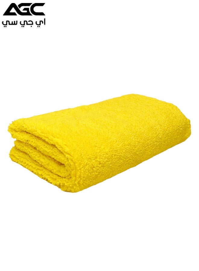 AGC Microfiber Auto Drying Towel High Absorbent Lint Free Cleaning Cloth Scratch Free Soft Thick Microfiber Towel for Car, Bike, Glass, Kitchen, Bathroom, Office Reusable Machine Washable Multi Purpose Cleaning Cloth - Image 1