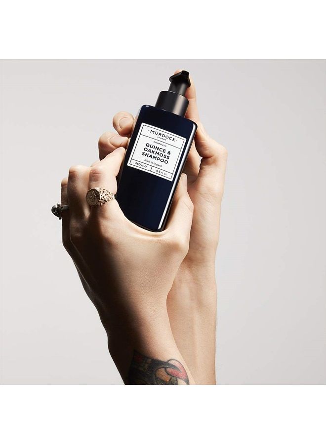 Murdock London Quince & Oakmoss Shampoo | Gentle Sulphate-Free Formula with Aloe Vera and Oat Extract | All Hair Types | Made in England | 8.5 oz - Image 3