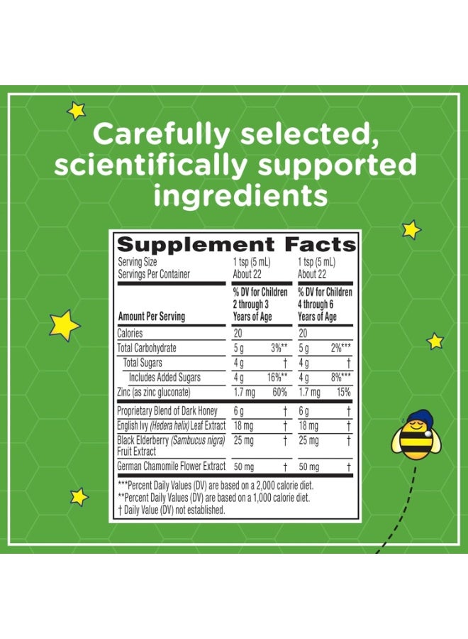 Zarbee's Children's Nighttime Honey Cough Syrup Mixed Berry, 4 fl. oz - Image 3