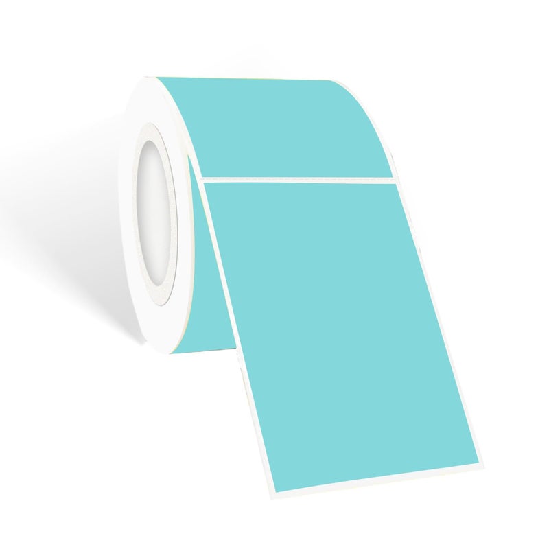 STARLIBOO Colored Labels Stickers 3 x 2 Inch, Removable Rectangle Moving Labels Stickers, 250Pcs Garage Sale Price Stickers, Adhesive Moving Labels for Boxes(Lake Blue) - Image 1