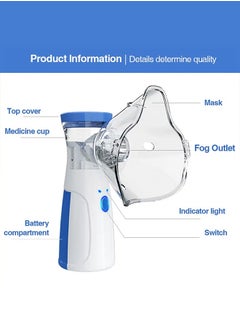 MARGOUN Mesh Nebulizer JSL-W302 Quiet and Portable Ultrasonic Nebulizer for Efficient Respiratory Therapy  - Image 2
