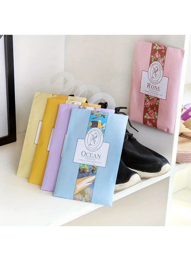 أكياس تعليق خزانة الملابس 6 قطع، معطر جو محمول بمنقي رائحة زنليلي - Image 4