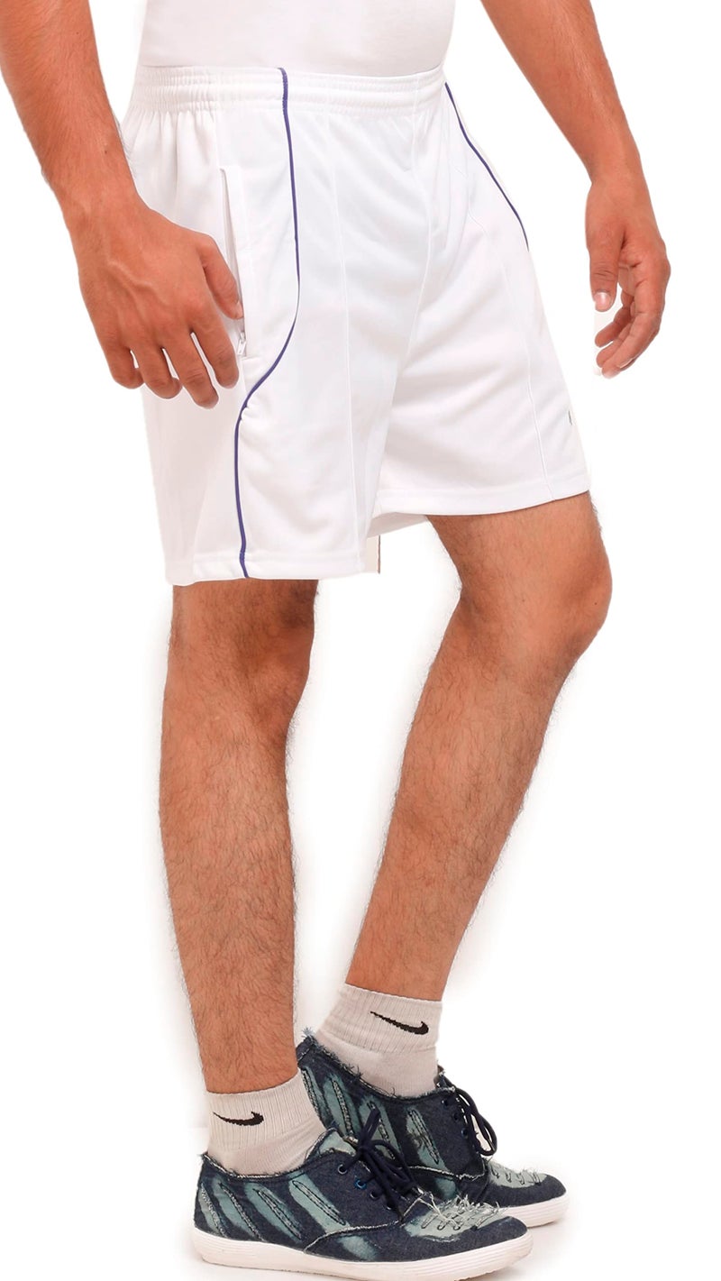 VEGO Mens White Sports Shorts, Bermuda,Trousers - Image 4