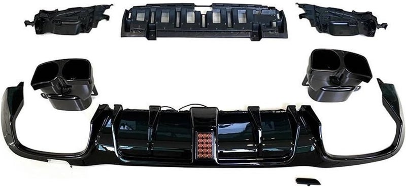 DEMULAX Car Rear Bumper Diffuser Lip Spoiler for Mercedes-Benz E Class W213 - Image 1