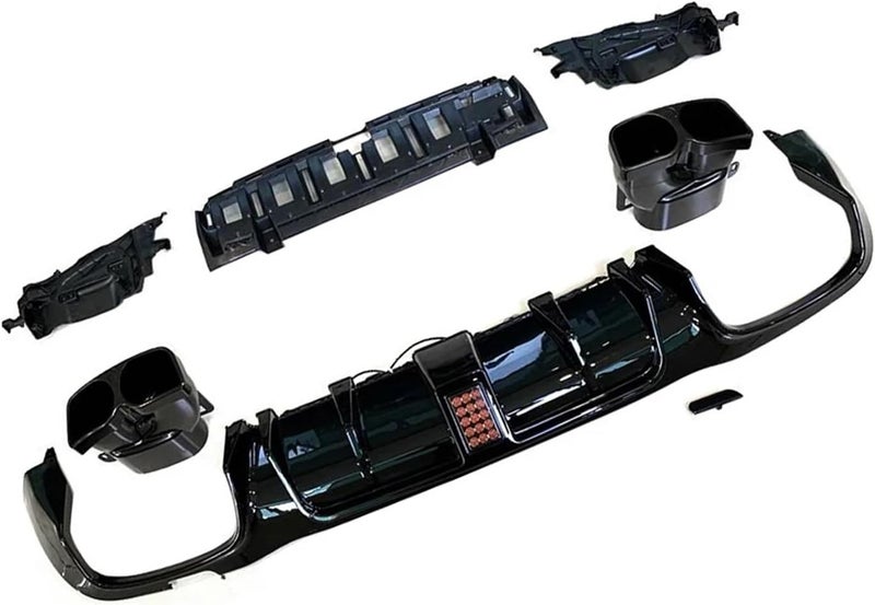 DEMULAX Car Rear Bumper Diffuser Lip Spoiler for Mercedes-Benz E Class W213 - Image 3