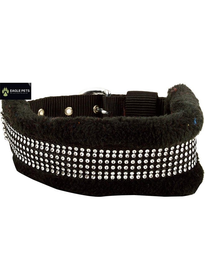Eagle Pets Nylon Fur Dog Harness , Dog Collar & Leash . Adjustable (Medium, Black) - Image 4