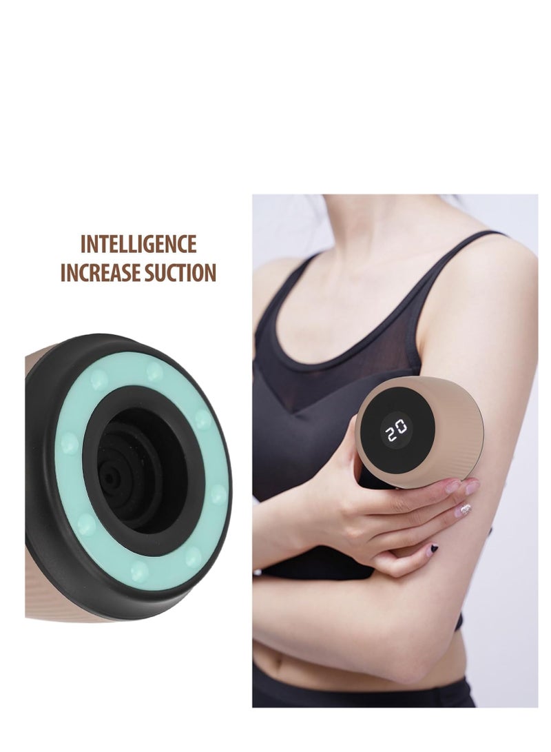 جهاز تدليك الجسم الكهربائي بالحجامة مع التدفئة والشفط - تدليك عميق لتخفيف آلام العضلات - Image 4