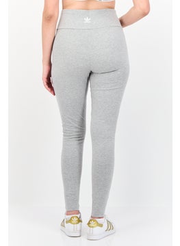 adidas Originals Women Sportswear Fit Brand Logo Training Leggings, Grey  - Image 3