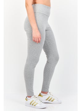 adidas Originals Women Sportswear Fit Brand Logo Training Leggings, Grey  - Image 2