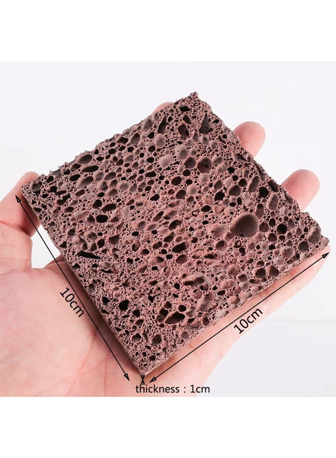 Aquarium Volcanic stone sheet K-2018 Accessories Decorations Resin Betta Fish Hideout Cave for Fish Tank Ornaments for Small Animal Play Rest Hide. - Image 1