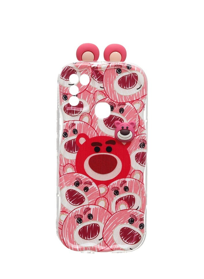 جراب خلفي باشكال كتير متوافق مع هاتف Hot 9 Play / X680