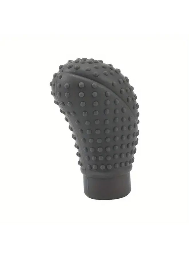LED Car Shift Knob And Handbrake Cover Set Black Universal Fit For Manual Automatic Cars Sweat Proof Scratch Resistant - Image 4