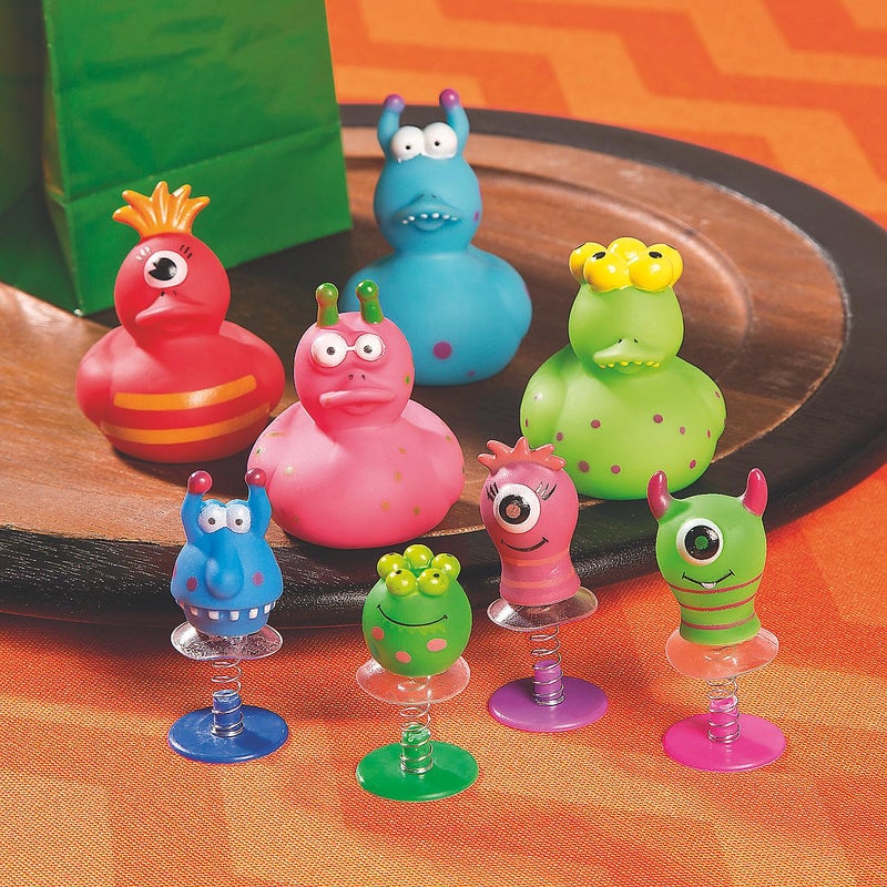 Fun Express Monster Poppers Toys - Set of 12 Pop Up Critters - Monster Birthday Party Favors and Nick nacks for Kids - Image 2