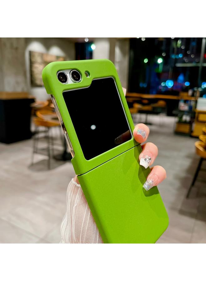 إيروريكس جراب لهاتف Samsung Galaxy Z Flip5، جراب هاتف مطلي بالرش بلون سادة - Image 3