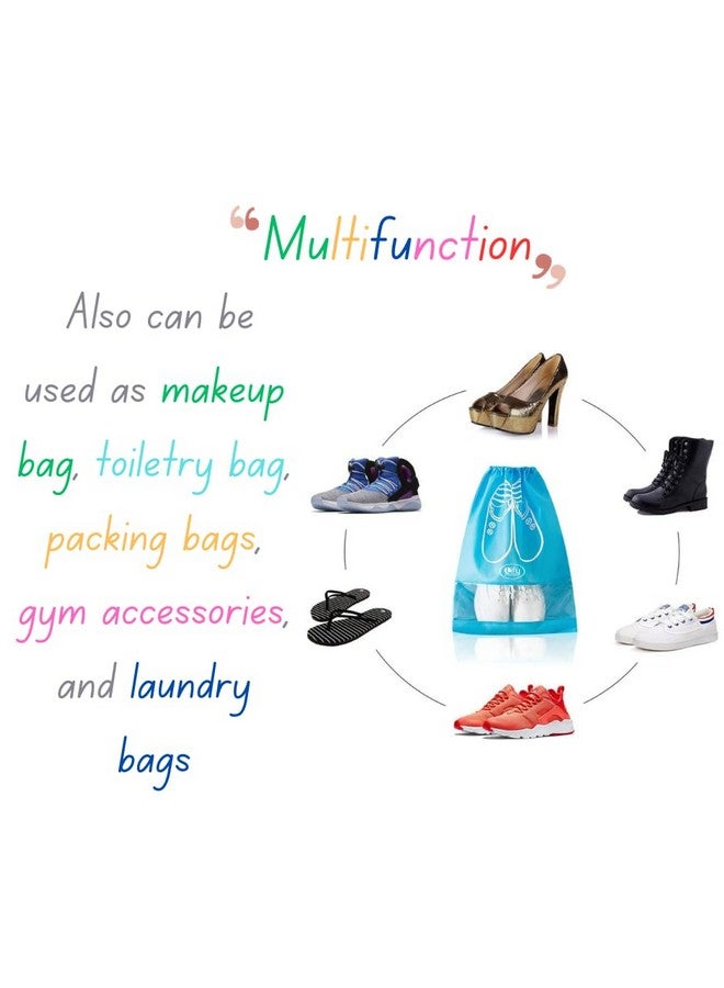 Lify Lify Fabric Shoe Bags (Set of 6) (Beige) - Image 3
