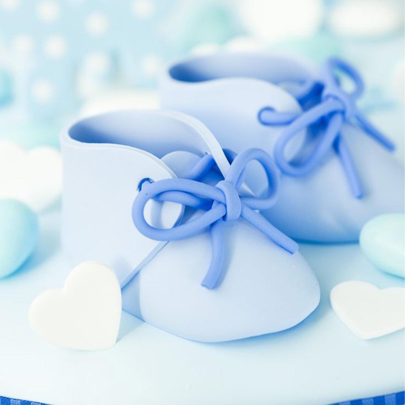 Joinor Joinor 3Pcs/set Baby Shoes Booties DIY Cake Decorating Tools Baby Shower Fondant Mold - Image 5