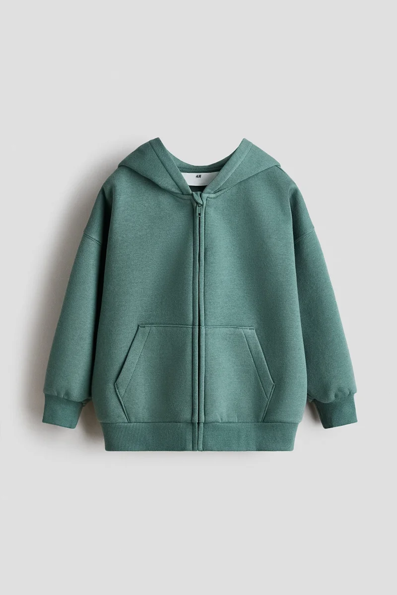 H&M Oversized zip-through hoodie