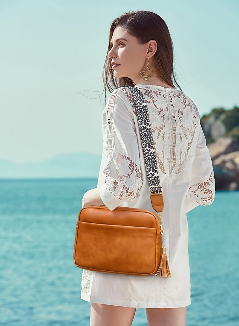 Excefore Crossbody Bags, Thick Strap Cross-body Bags, handbag for women Vegan Leather, Leather Crossbody Bag Suitable for going out shopping, ladies and girls - Image 5