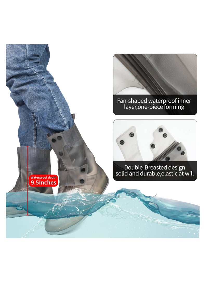 Reusable Waterproof Shoes Cover for Men and Women, Non-Slip Rubber Overshoes for Gardening, Camping and Yard Work - Image 2