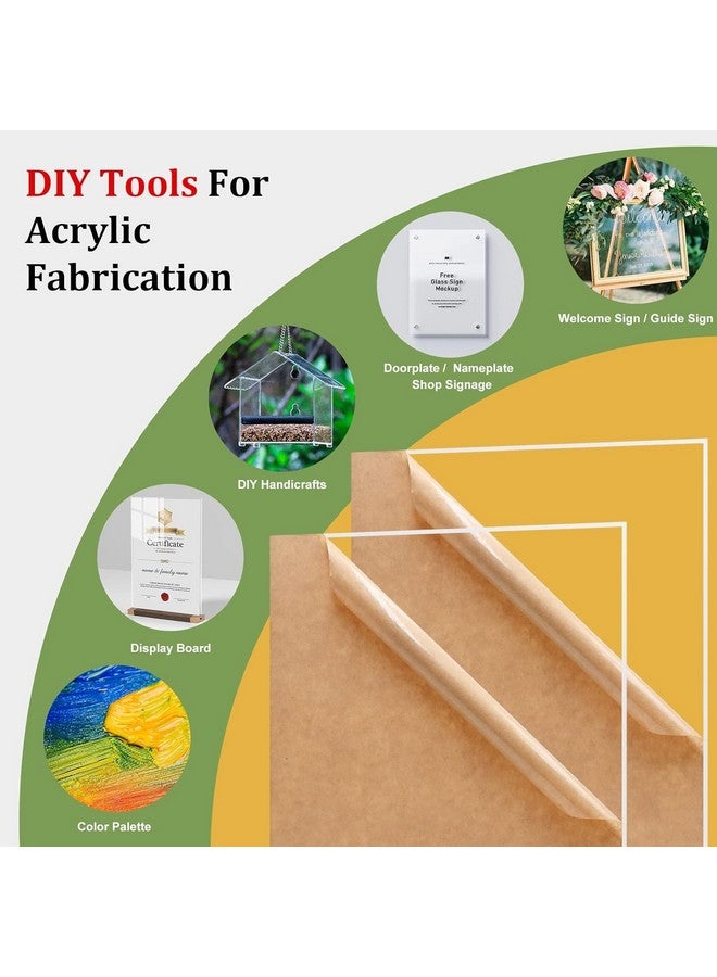 SHOPEE Transparent Acrylic Sheets 12 x 18 Inch (300 x 457 mm) 2mm Thickness Square Plexiglass Clear Acrylic Sheet Board For Glass Art Painting, DIY Crafts Projects, Photo Frames (Pack of 2) - Image 5