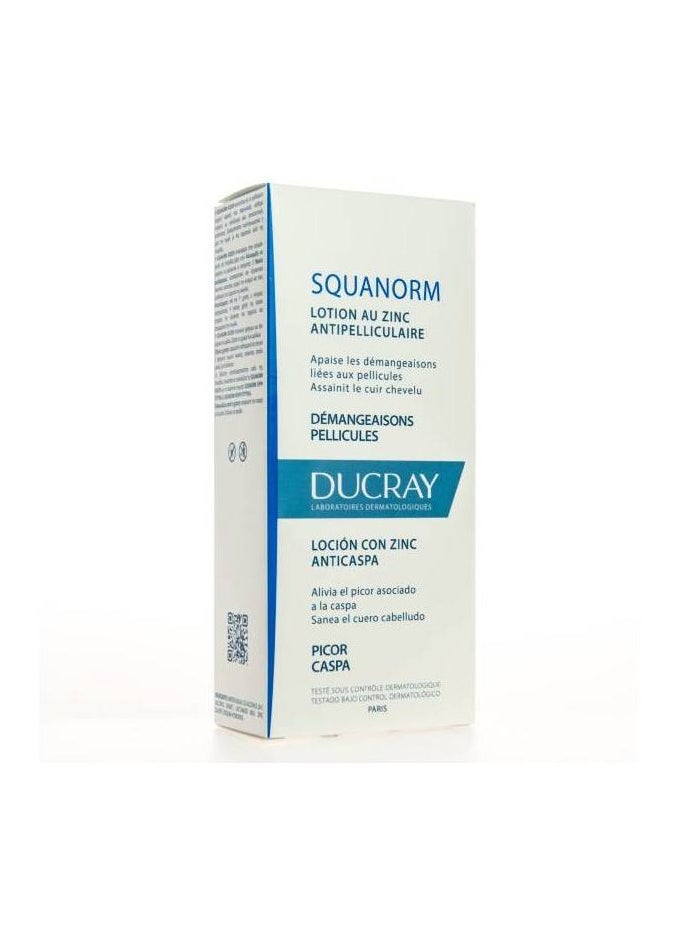 DUCRAY Squanorm Lotion Au Zinc AntiPelliculaire 200ml  - Image 2