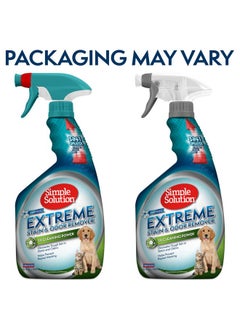 Simple Solution Extreme Pet Stain And Odor Remover | Enzymatic Cleaner With 3X ProBacteria Cleaning Power | Spring Breeze, 32 Ounces  - Image 2
