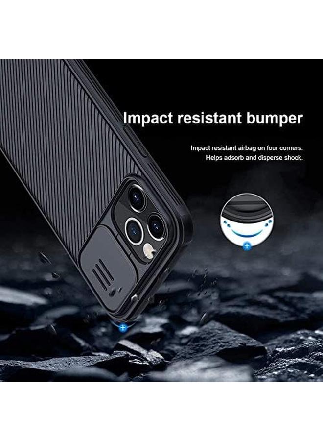 Nillkin Case For Iphone 12 12 Pro Cover Hard Camshield With Camera Slide Protective Cover Perfect Design Compatible With Iphone 12 Iphone 12 Pro 6.1 Inch Black - Image 4