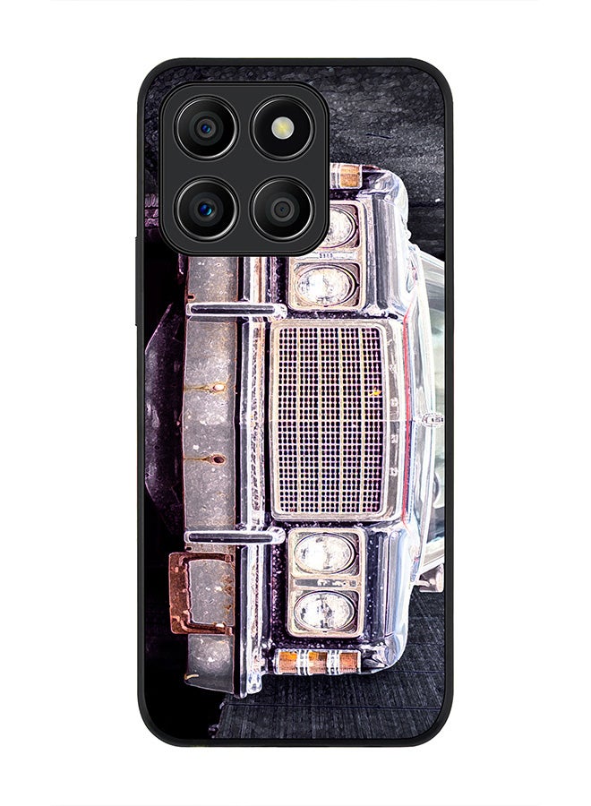 Stylizedd Rugged Black Edge Case for Honor X8b, Slim fit Soft Case Flexible Rubber Edges Anti Drop TPU Gel Thin Cover -  Old Ford - Image 1