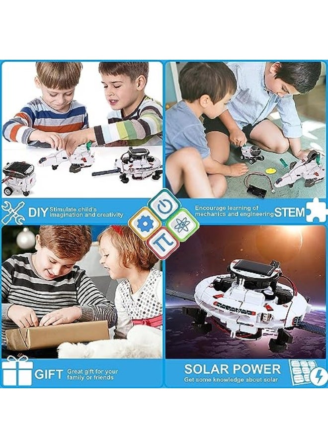 6 in 1 Robot Game Sets by Ella Joy, Solar and Battery Powered Learning Science Building Games, Educational Science Game Sets, DIY Space Robot Games for Boys and Girls 8-16 Years - Image 5