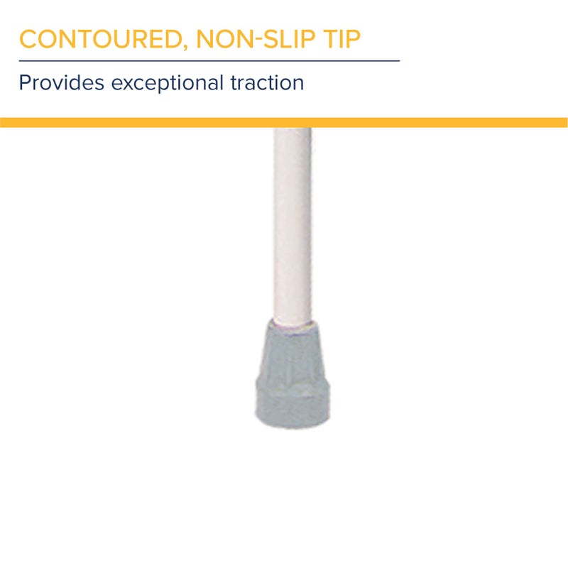 Hugo Mobility Adjustable Adult Crutches For Walking, Walking Crutches, Comfortable Lightweight Crutches with Underarm Pad and Hand Grip, For Users 52 to 60 Inches - Image 5