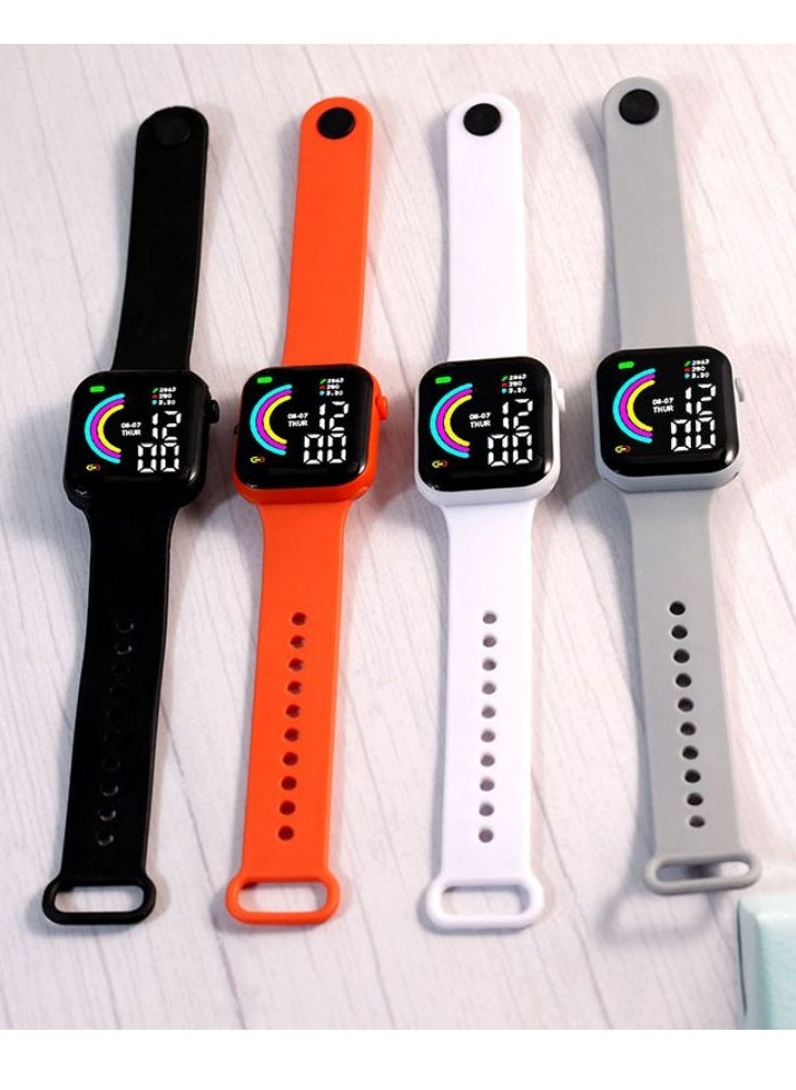Watch Kids' Water Resistant Silicone Digital Watch 4PCS  - Image 1