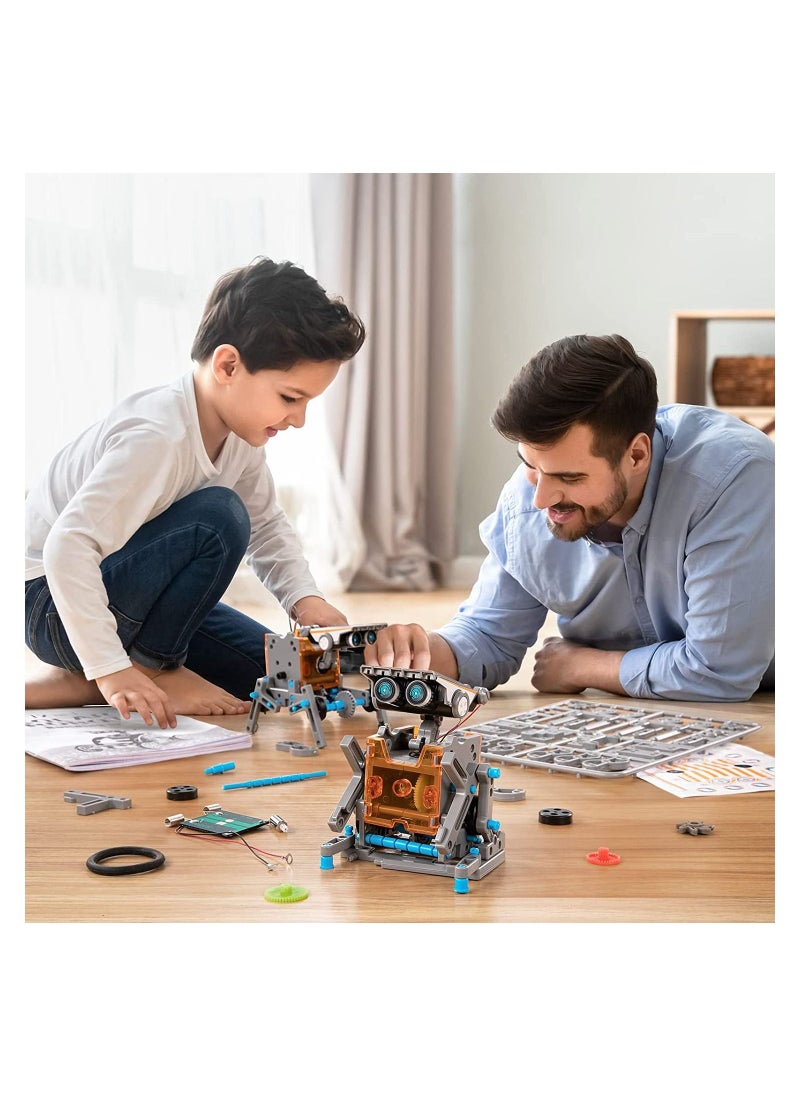 STEM 13-in-1 DIY Solar-Powered Building Robot Kit for Ages 7 and Above - Science Experiment  - Image 4