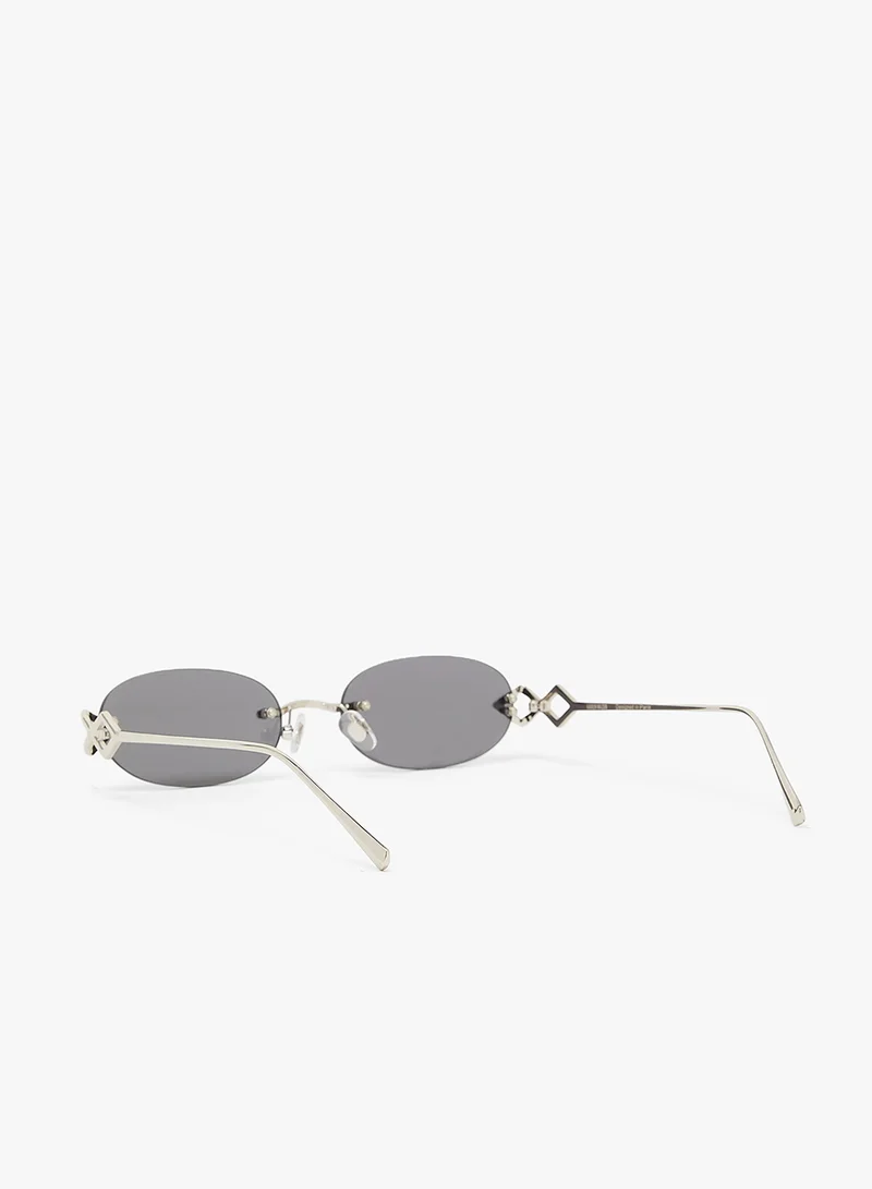 KAREN WAZEN Cleo Rimless Sunglasses