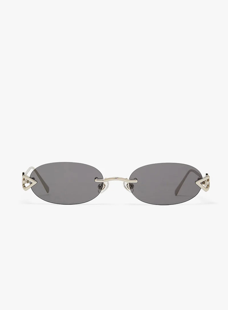 KAREN WAZEN Cleo Rimless Sunglasses